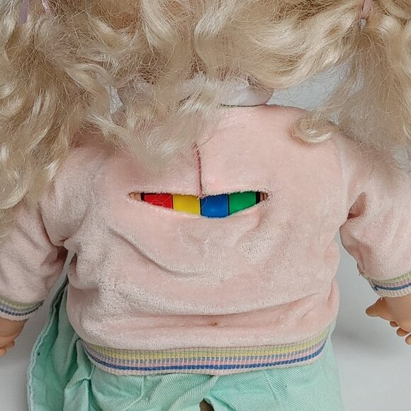 Vintage 1986 Playmates 25” Cricket Talking Doll w/ Tape, Mouth & Eyes Move - Picture 11 of 14